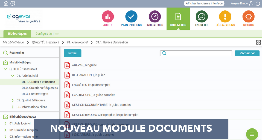 NOUVEAU MODULE DOCUMENTS